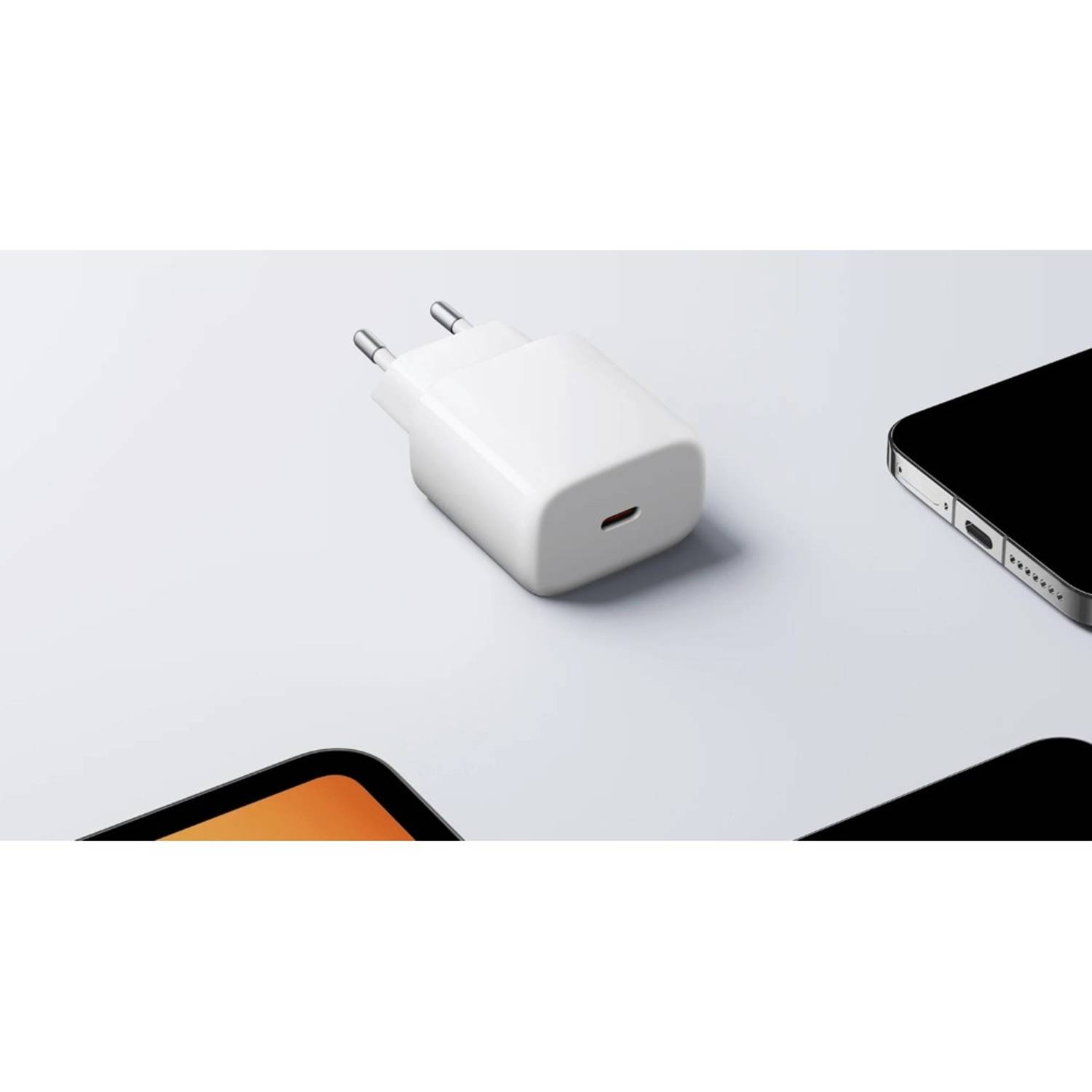 Xiaomi 20W Fast Charging Power Adapter, Type-C - White
