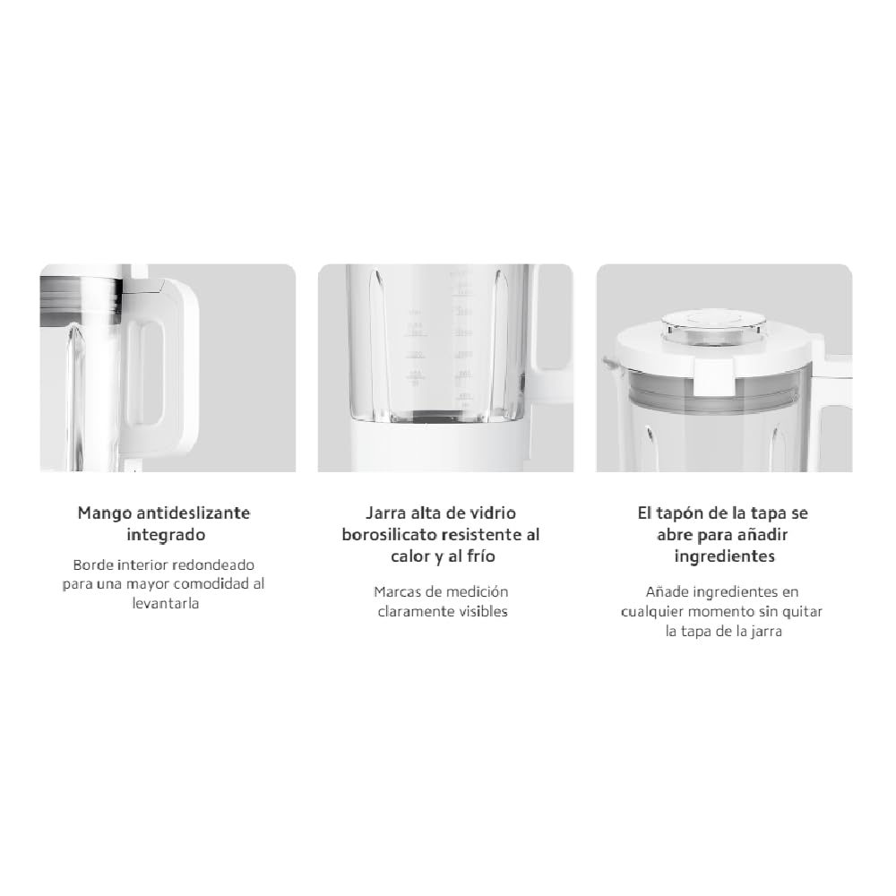 Xiaomi Blender Pro UK, Hot and Cold Dual Mode Mixing - White