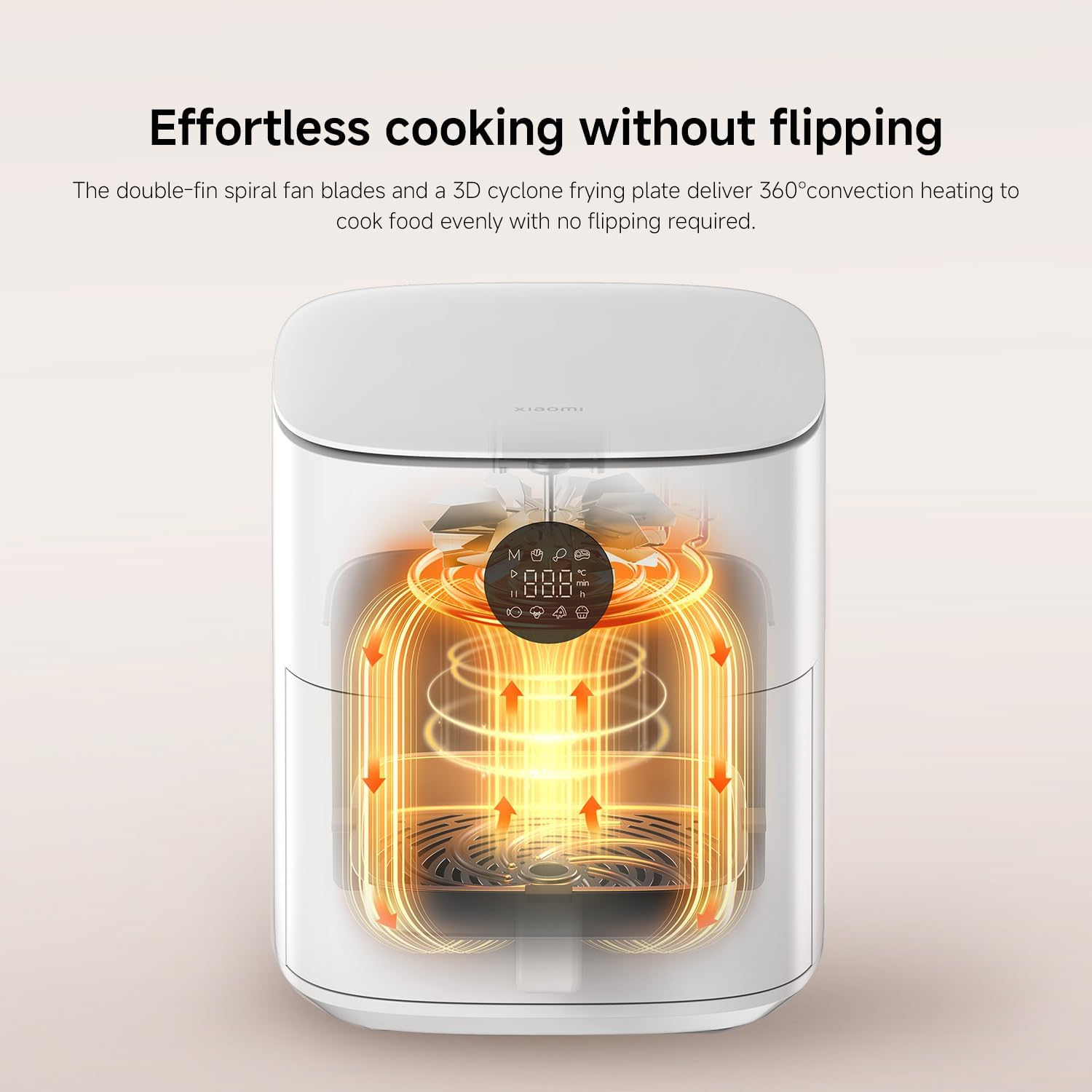 Xiaomi Air Fryer 6.5L Black UK, 1700W Power - Black
