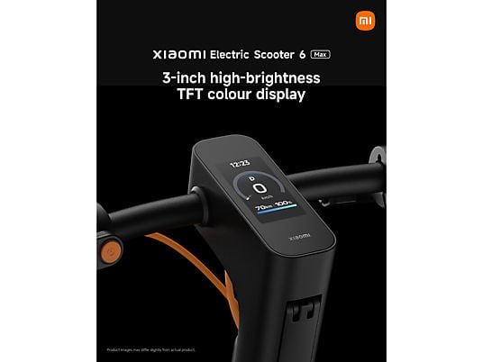 Xiaomi Electric Scooter 6 Pro GL, Dual braking system - Black