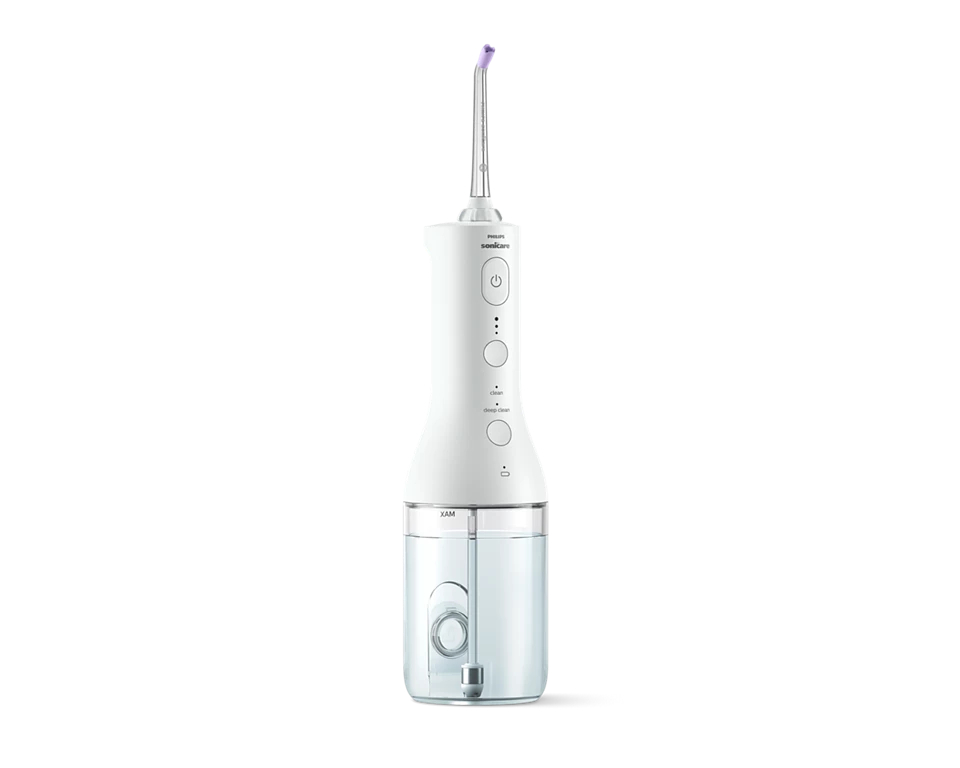 Philips Sonicare Cordless Power Flosser 3000 Oral Irrigator High End - White
