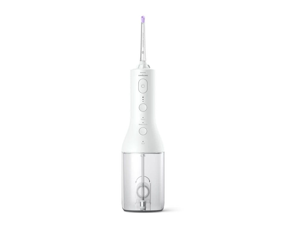 Philips Sonicare Cordless Power Flosser 3000 Oral Irrigator High End - White