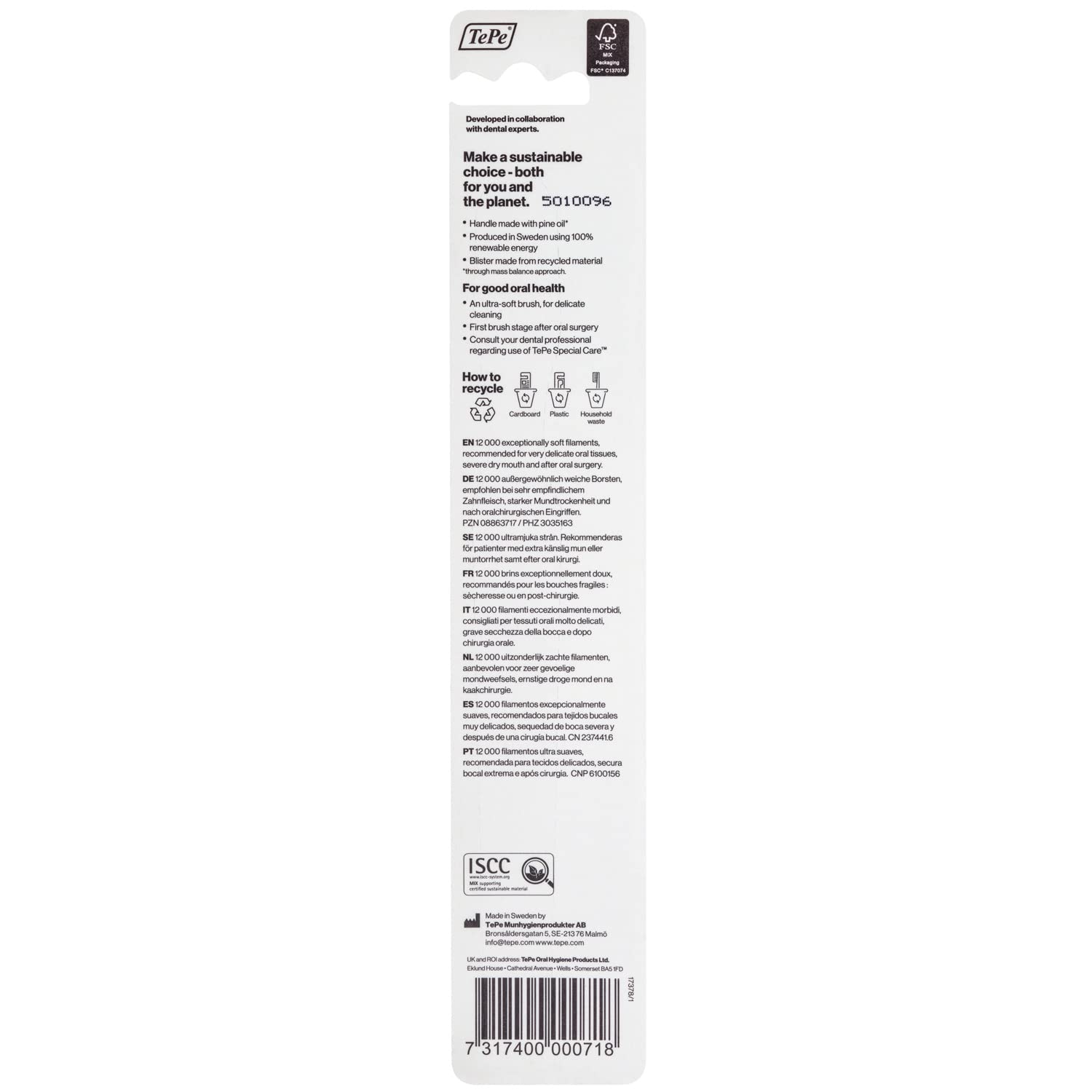 TePe Special Care Ultra Soft Speciality Toothbrush - Red