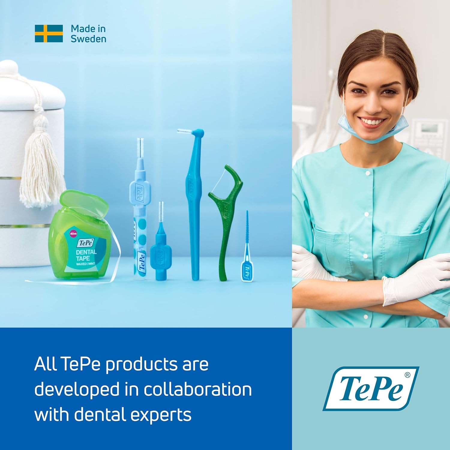 TePe Extra Soft Interdental Brush Mixed Pack - 6pcs