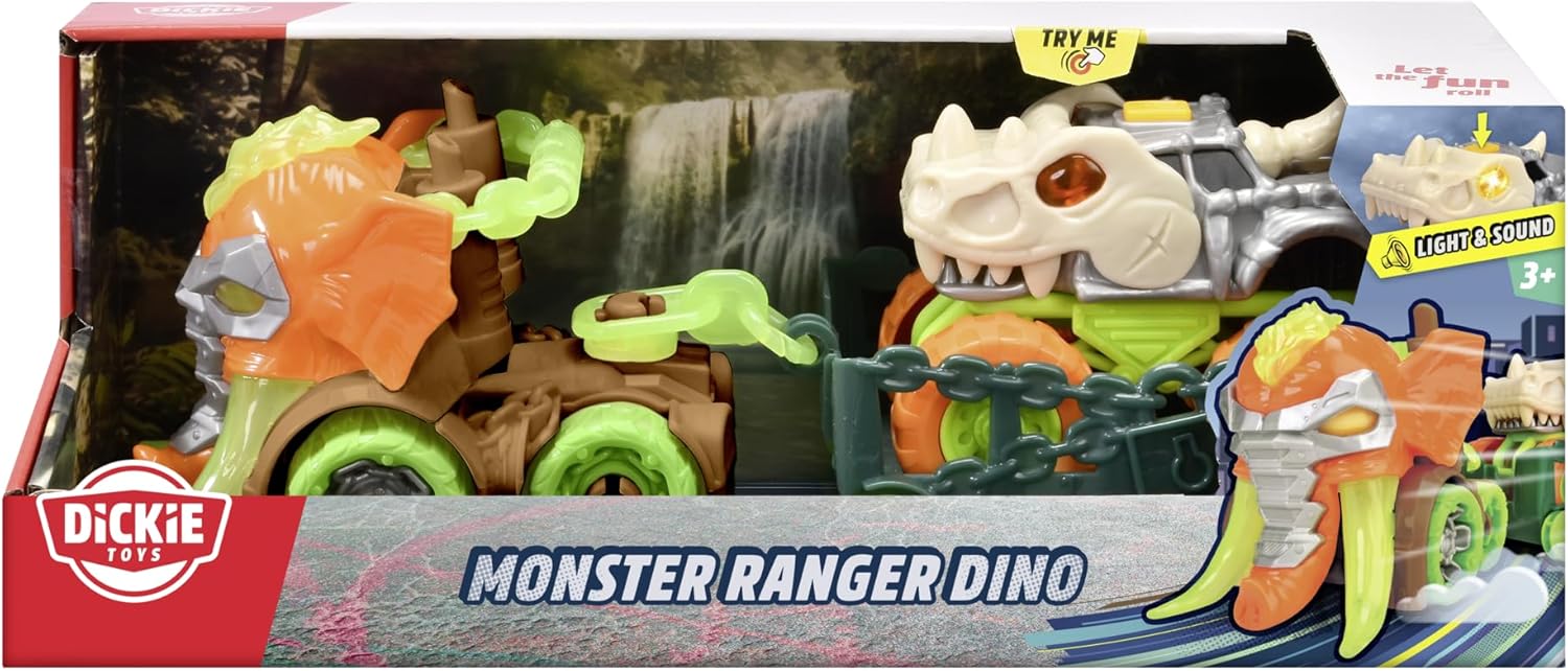 Dickie Monster Ranger Dino Playset - 32cm