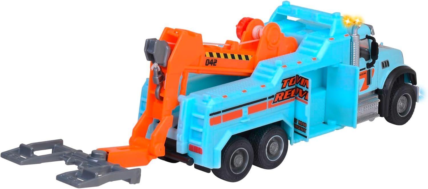Majorette Mack Granite Tow Truck with Lights & Sounds