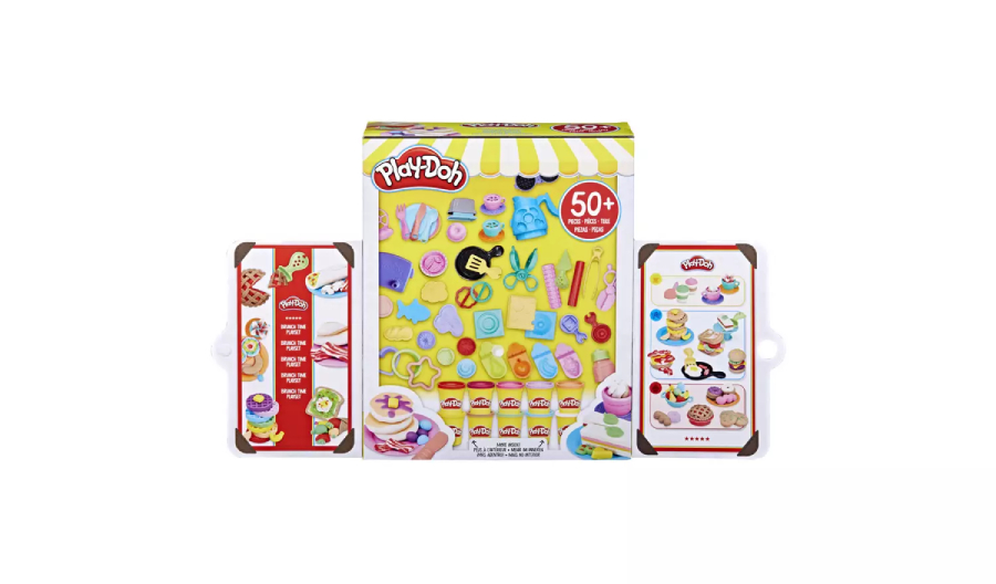 Hasbro Play-Doh Brunch Time Kitchen Playset - 54 Play Kitchen Accessories