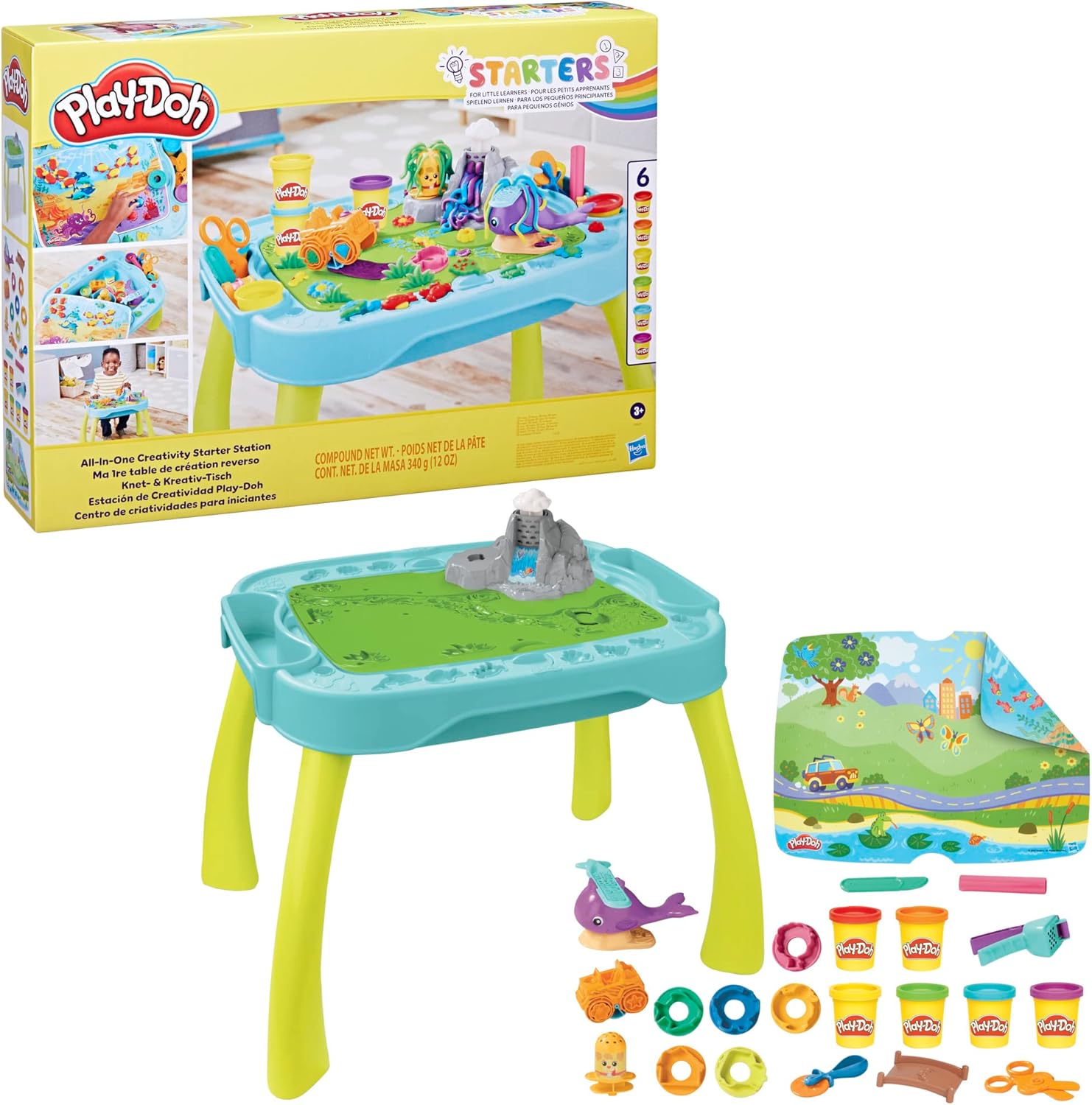 Hasbro Play-Doh All-in-1 Creativity Starter Station Playset - 22pc