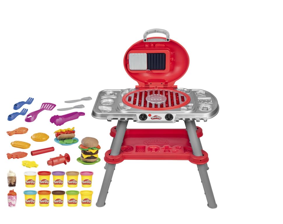Hasbro Play-Doh Sizzlin' Grill Playset - 27pc