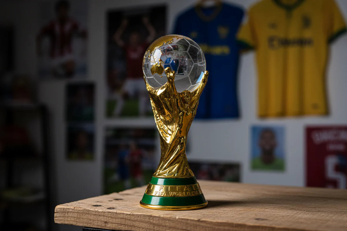 World Cup Trophy Crystal Ball - 17.5cm