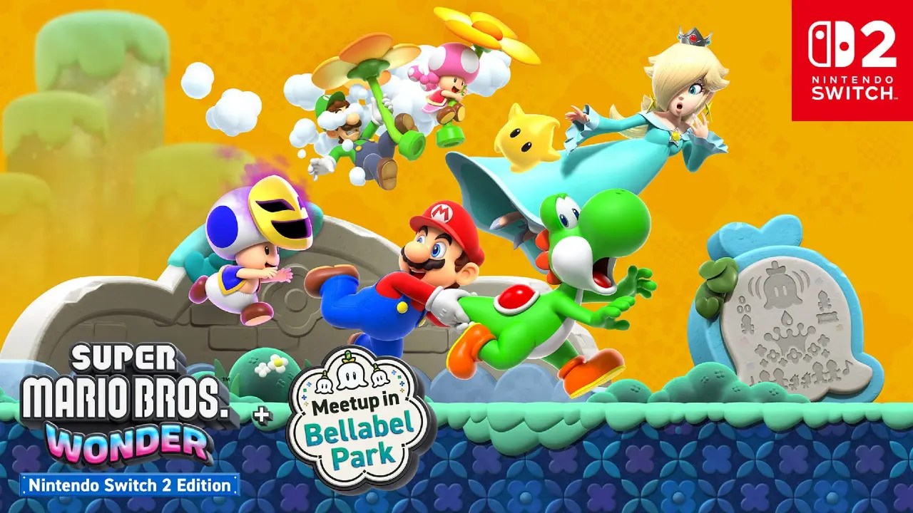 Nintendo Super Mario Bros Wonder: Nintendo Switch 2 Edition + Meetup in Bellabel Park Video Game