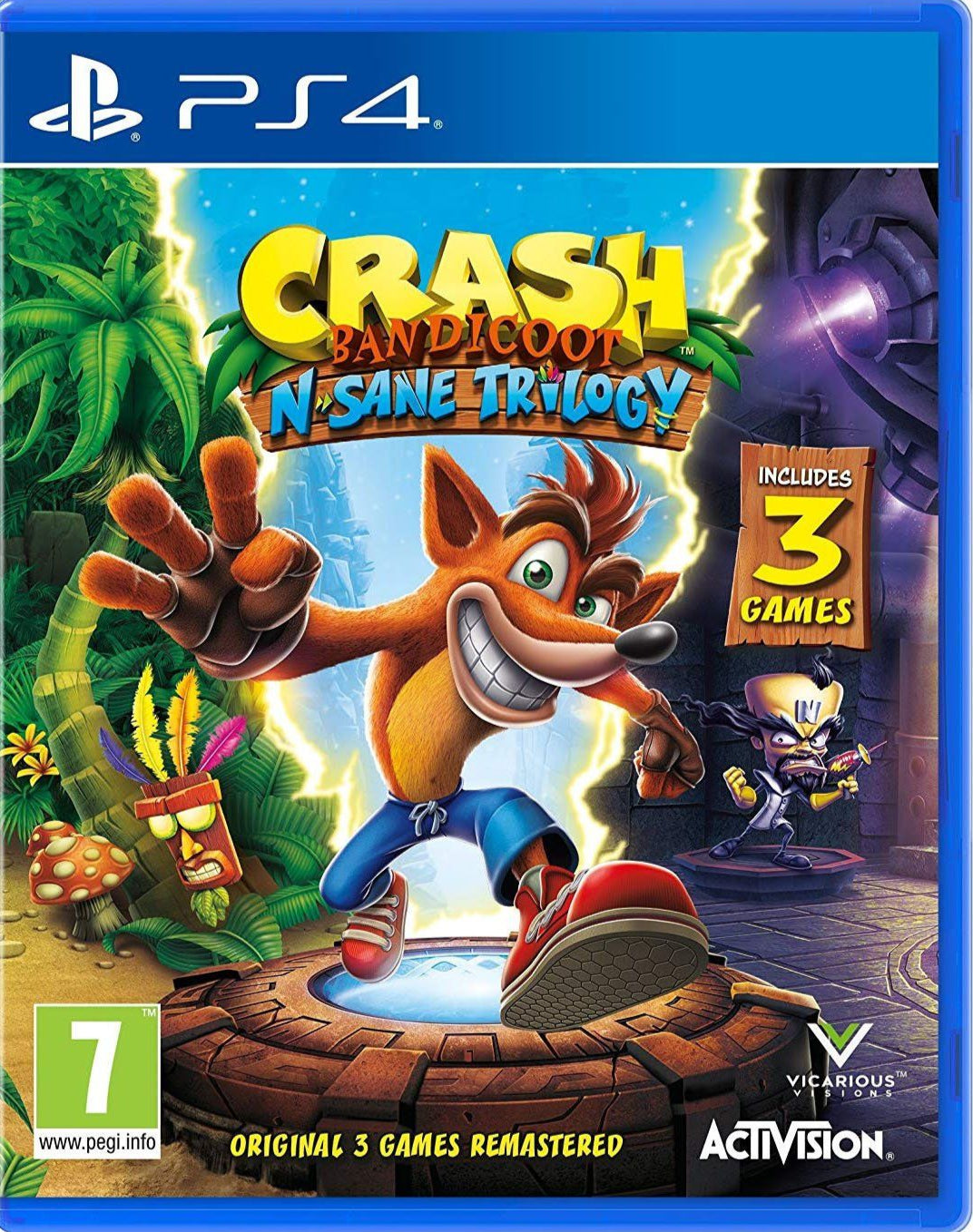 Activision PS4 Crash Bandicoot N. Sane Trilogy R1 Video Game