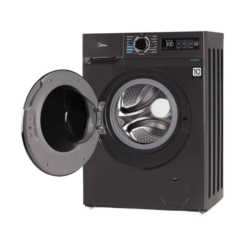 Midea 8KG Front Load Washing Machine With BLDC Inverter Motor, 1400 RPM - MF110W80B/T-GCC