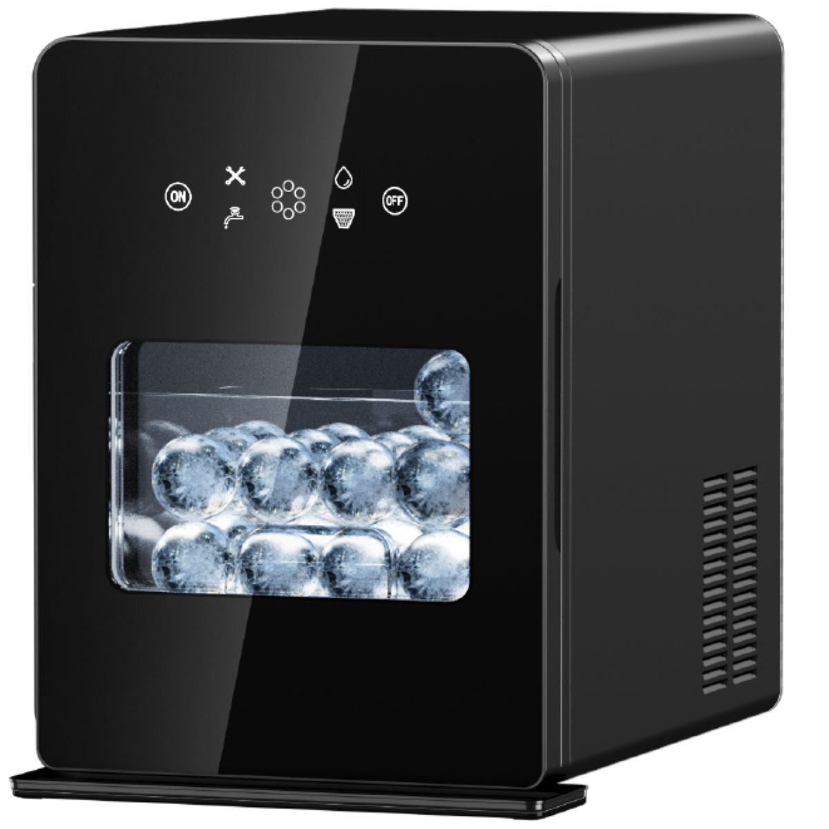 Orca Sphere Ice Maker, 1.7L, Black - ORKIM001B