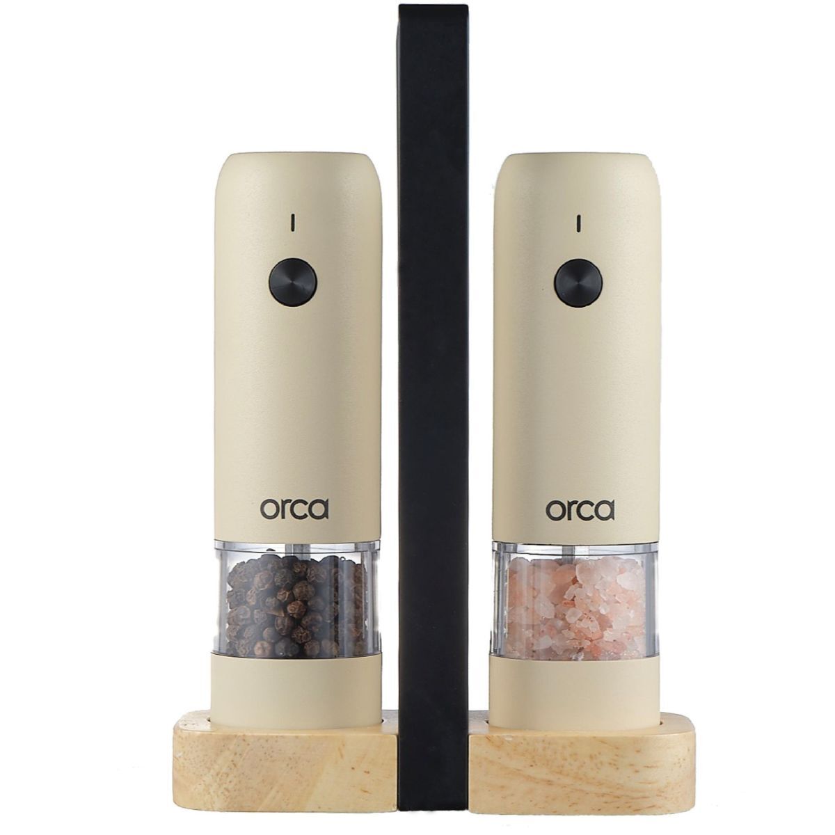 Orca Rechargeable Mini Pepper Mill/Set, Cream - OR-SPM-569A(W)