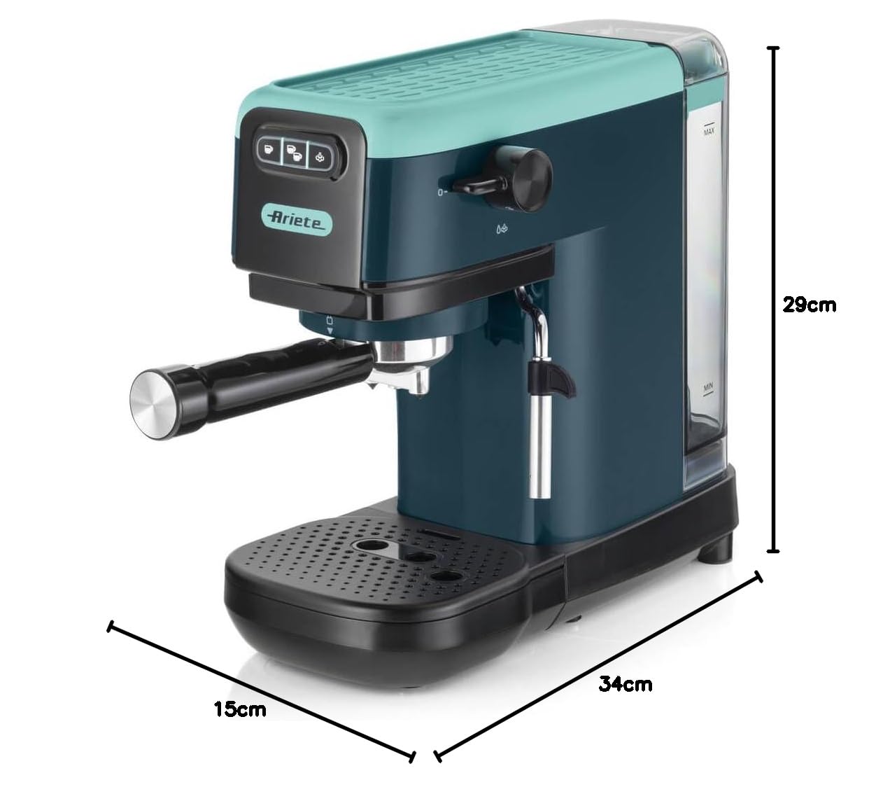 Ariete Espresso Coffee Machine 1300W - Light Aquamarine
