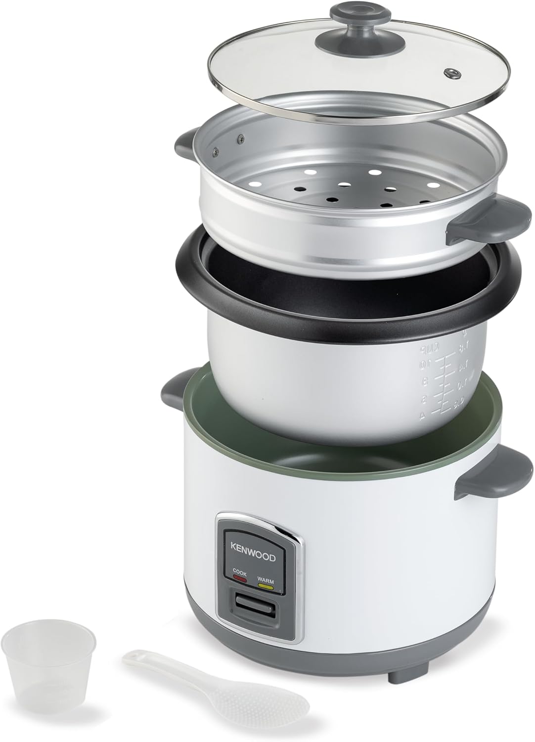Kenwood 1.8L Electric Rice Cooker White - RCM18.000WH