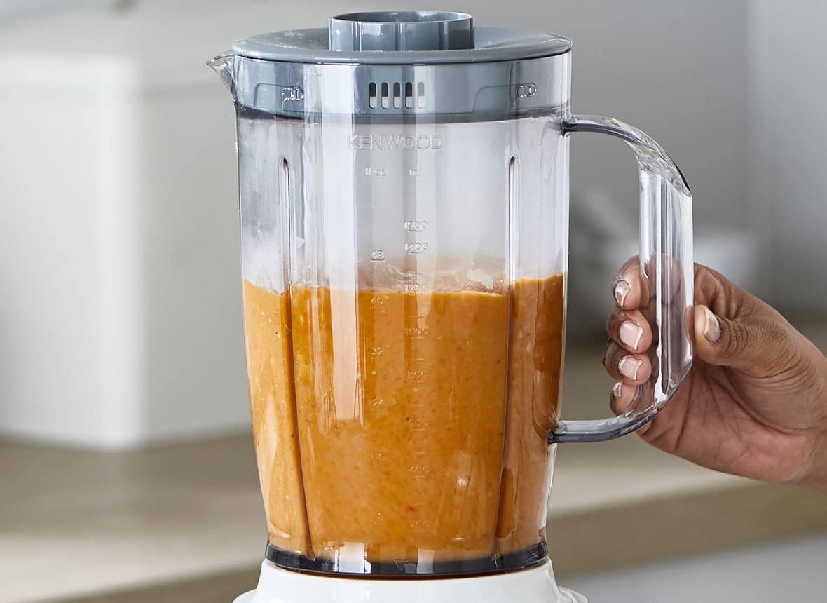 Kenwood Blender 650 Watts 1.5 Liters with Mill, White - BLP41.H0WH