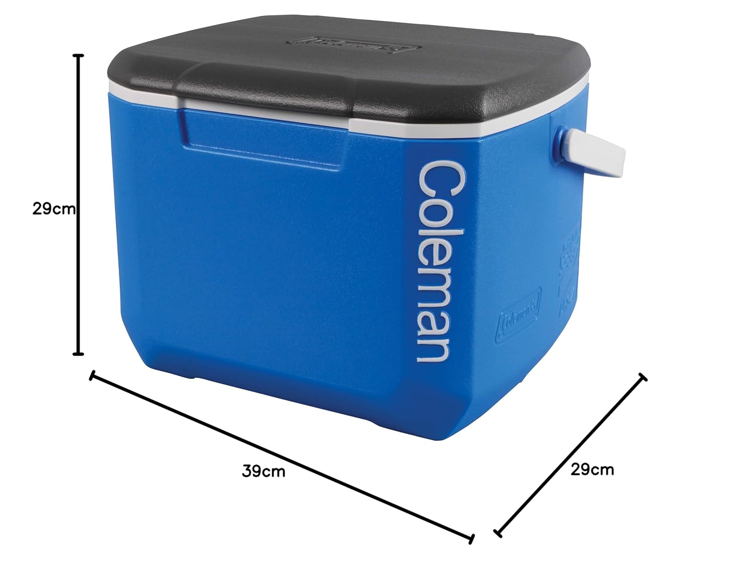 Coleman 16Qt/15L Performance Icebox Cooler, Dark Blue - 3138522114985-A