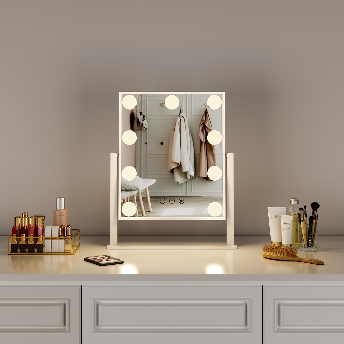 Orca Hollywood Style Mirror White LED - OR-LED-DP331