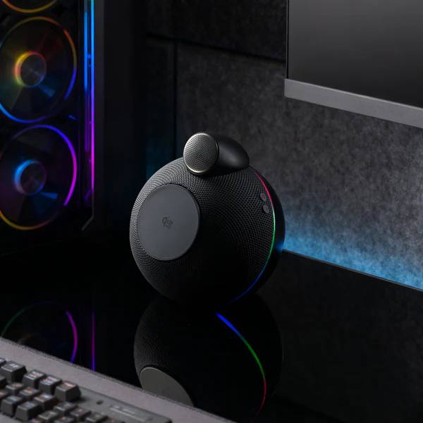 iEngage Qi2 Wireless Charger And Speaker - Black
