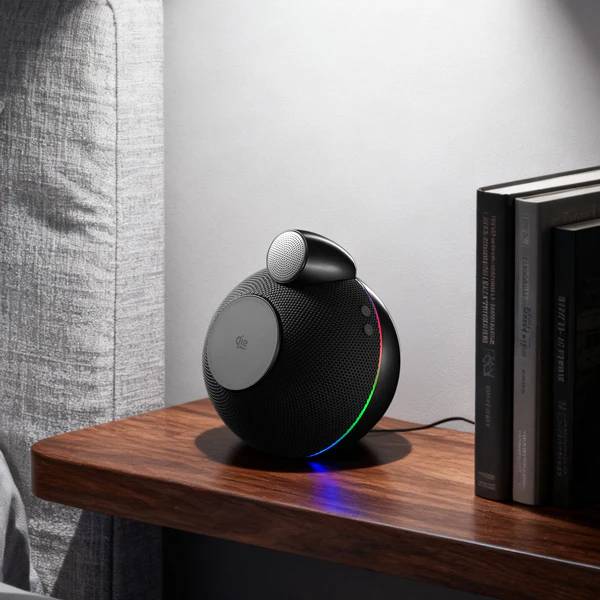 iEngage Qi2 Wireless Charger And Speaker - Black