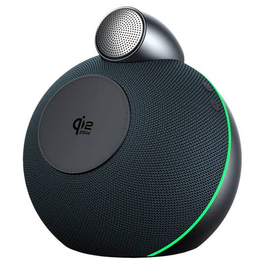 iEngage Qi2 Wireless Charger And Speaker - Black
