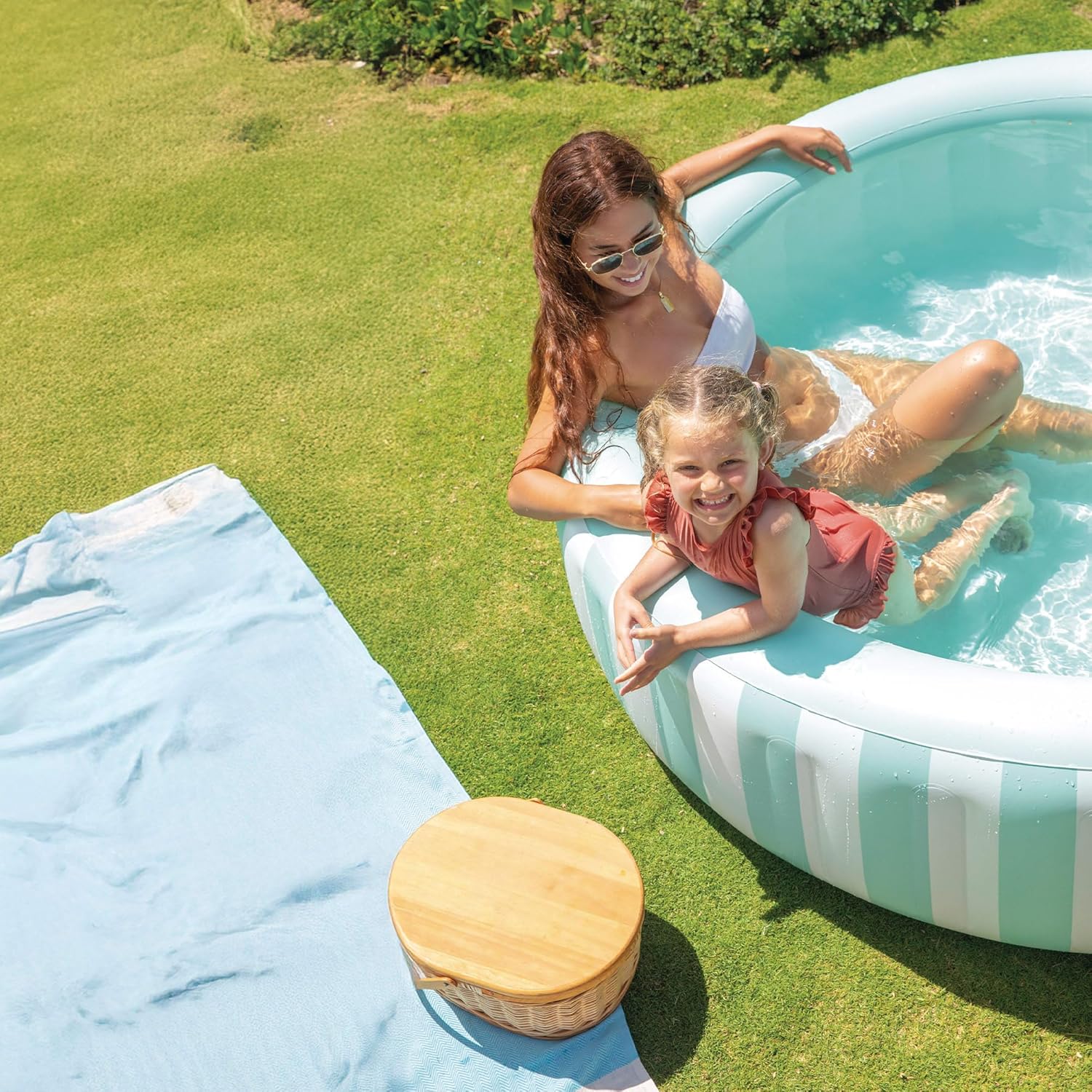INTEX Coastal Luxe Paddling Pool - 462 Liters