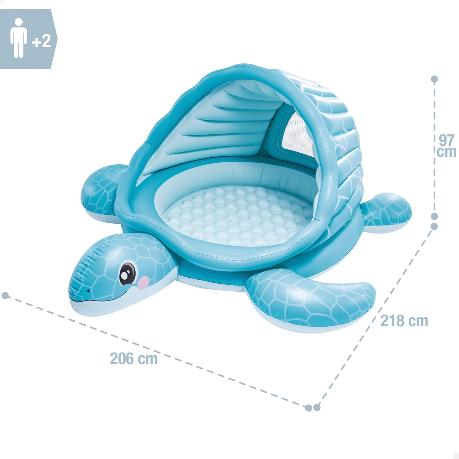 INTEX Inflatable Turtle Cove Playland: Paddling Pool