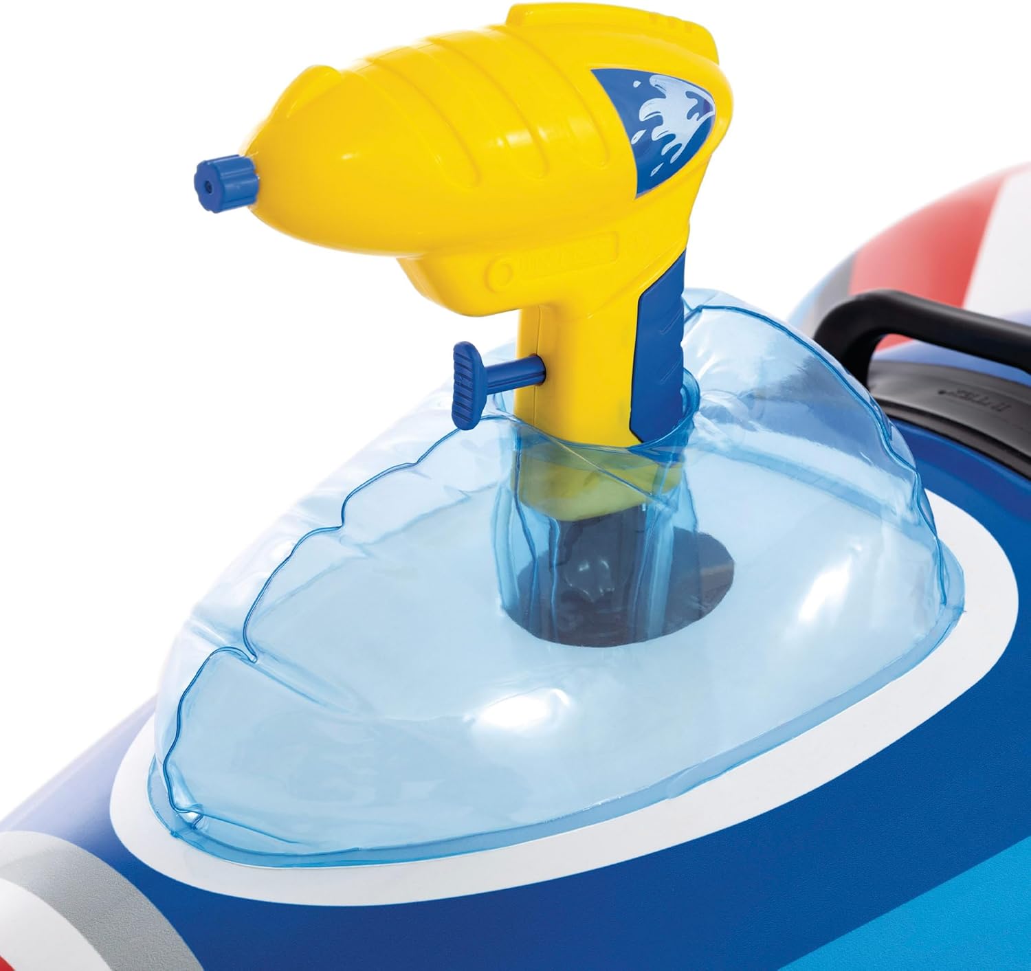 Intex Inflatable Jet Fighter, Ride-On Airplane Float with Water Launcher