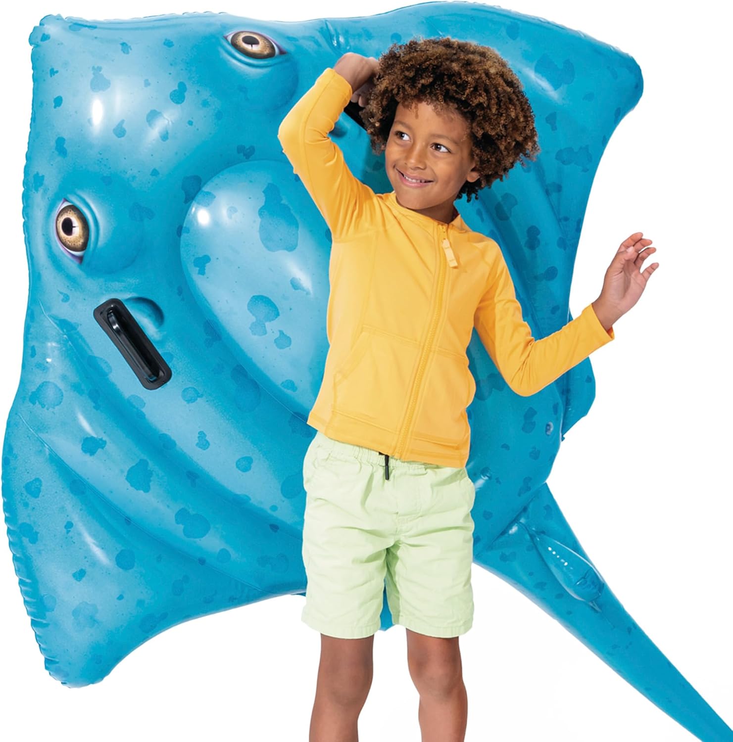 Intex Blue Stingray Inflatable Ride-On Swimming Pool Toy