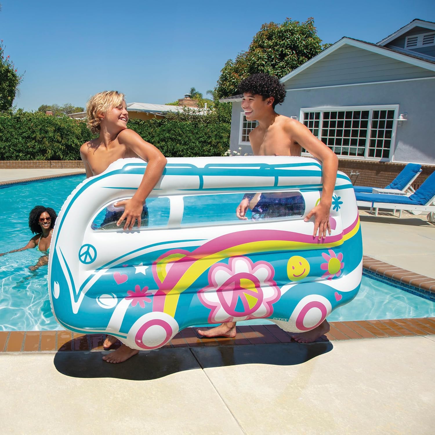 Intex Air Mattress Groovy Van Float