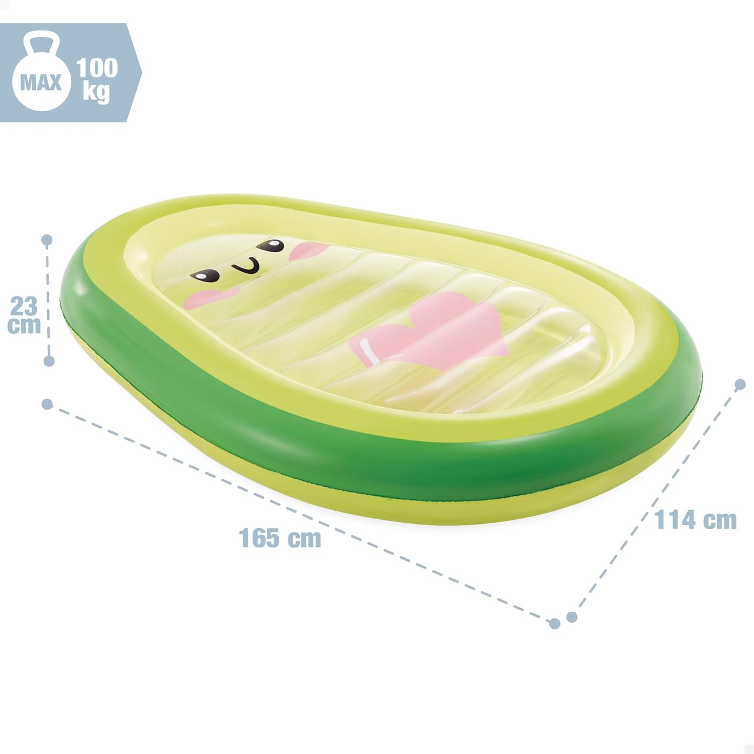 INTEX Avocado Inflatable Swimming Mattress