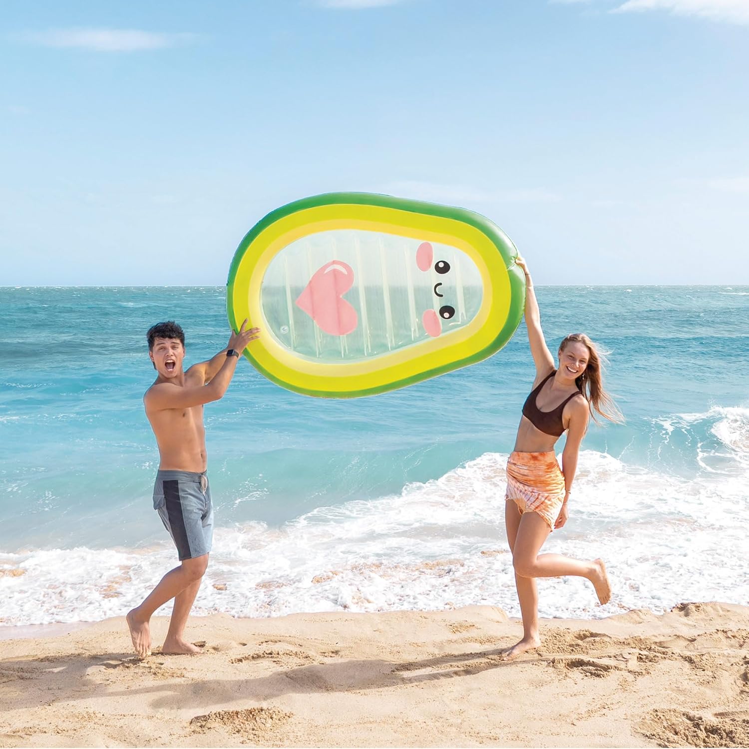 INTEX Avocado Inflatable Swimming Mattress