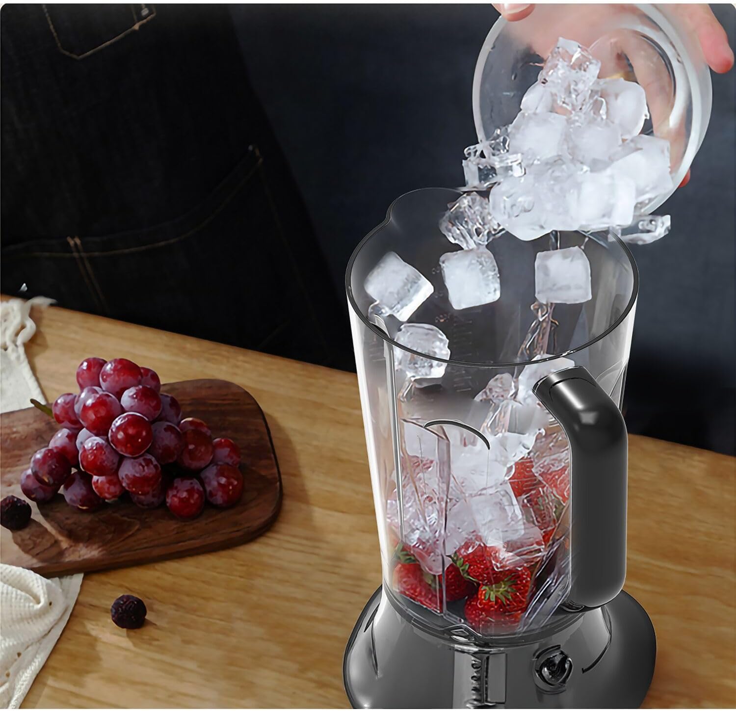 Black & Decker High-Speed Blender, Stainless Steel, Black  - 1200W