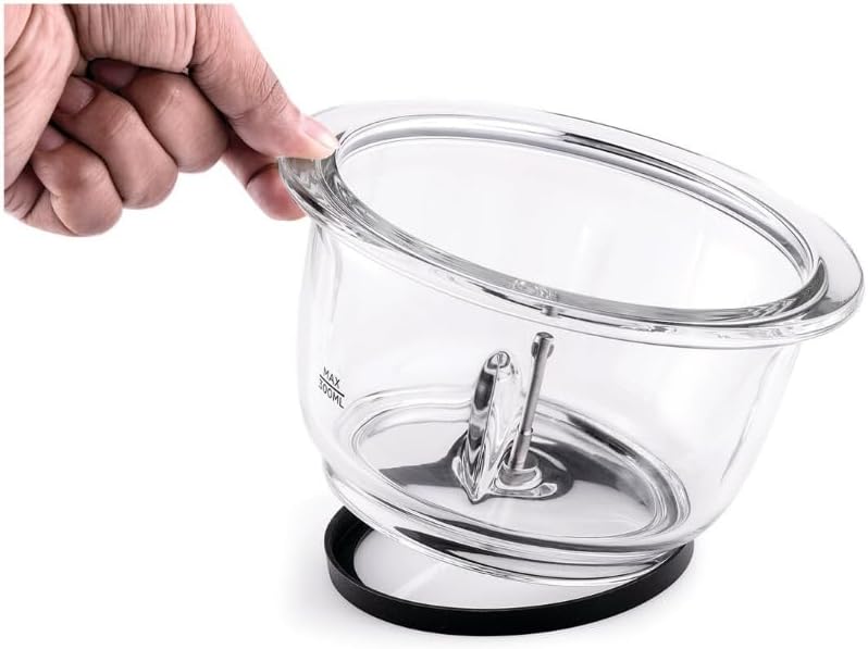 Black + Decker Multifunctional Vertical Food Chopper with Glass Bowl, Black - 1.2 L