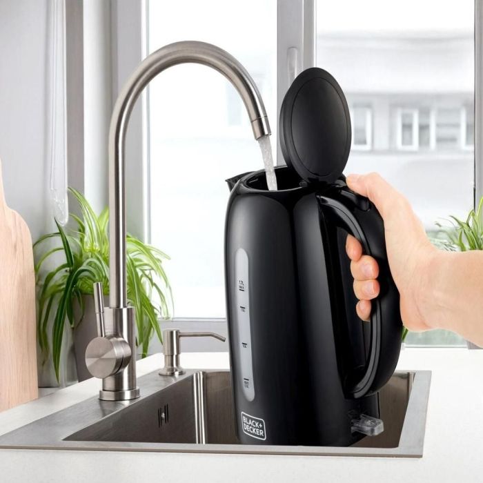 Black + Decker 1.7 Litres Electric Cordless Kettle, 1.7L - Black