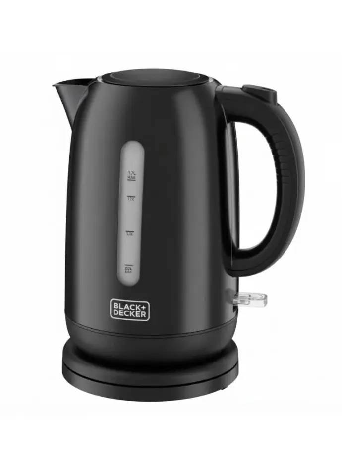 Black + Decker 1.7 Litres Electric Cordless Kettle, 1.7L - Black