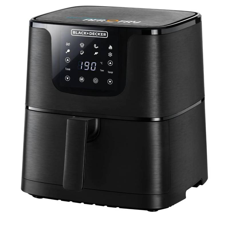 Black + Decker 7 in 1 Multifunction Grand Digital Air Fryer, 1700W - Black