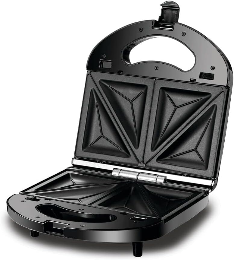 Black + Decker 2-in-1 Sandwich Maker and Grill, 780W - Black