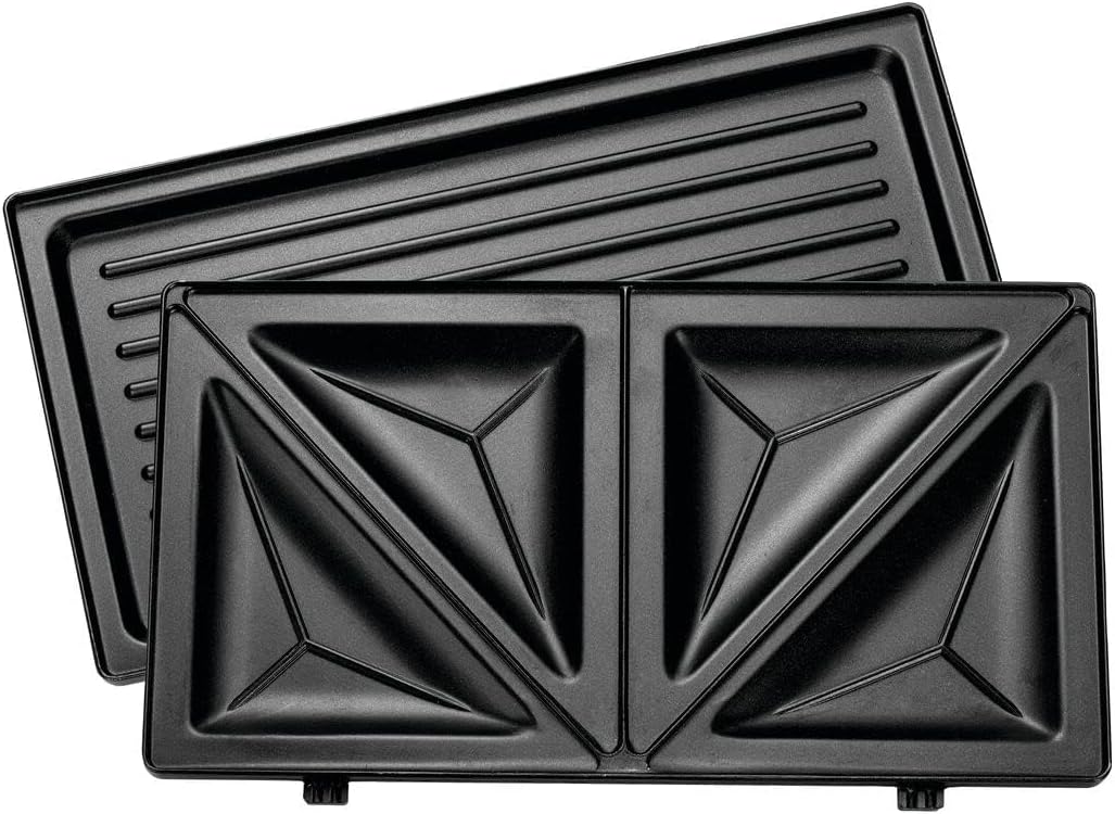 Black + Decker 2-in-1 Sandwich Maker and Grill, 780W - Black