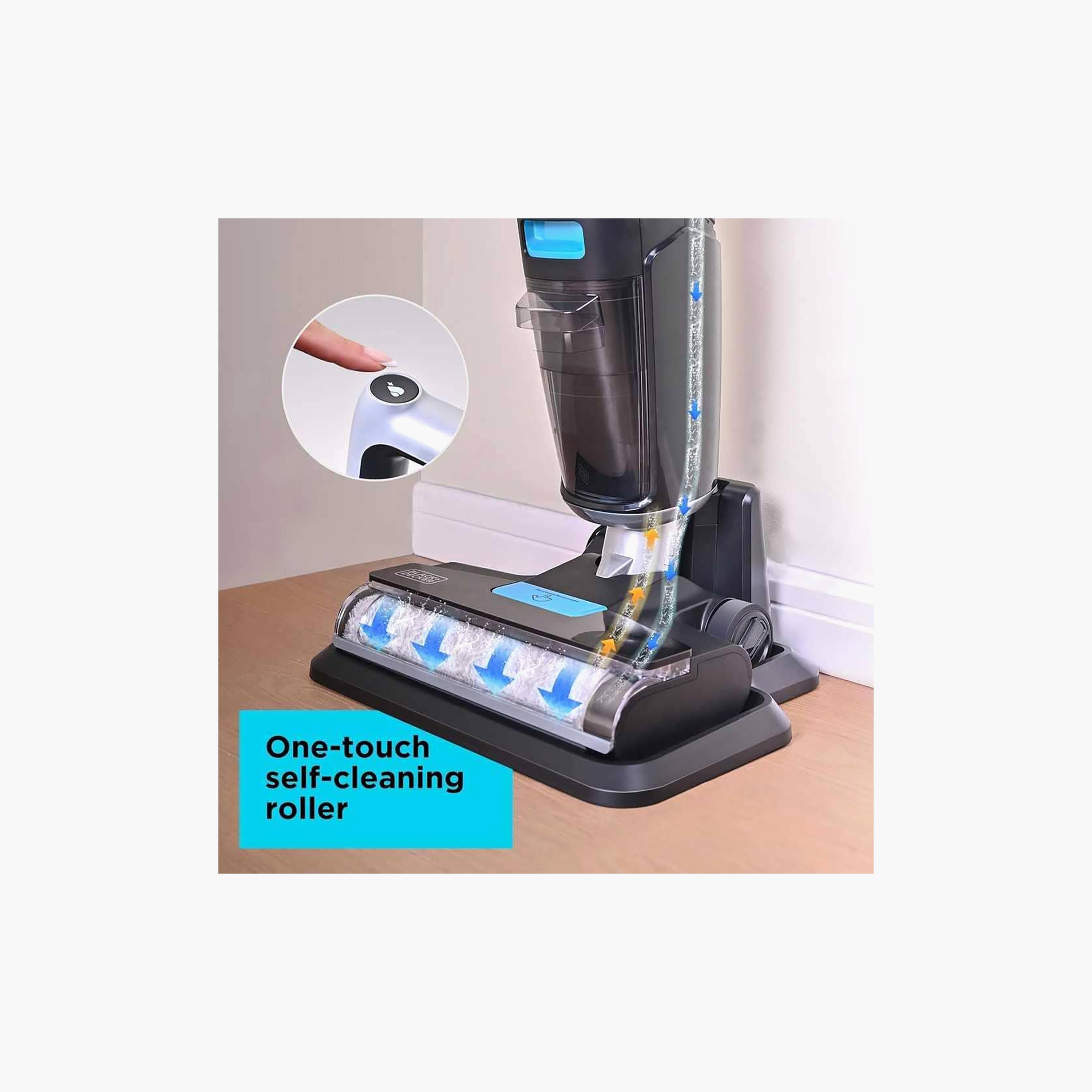 Black + Decker Cordless Wet Dry Vacuum Cleaner and Mop - Blue