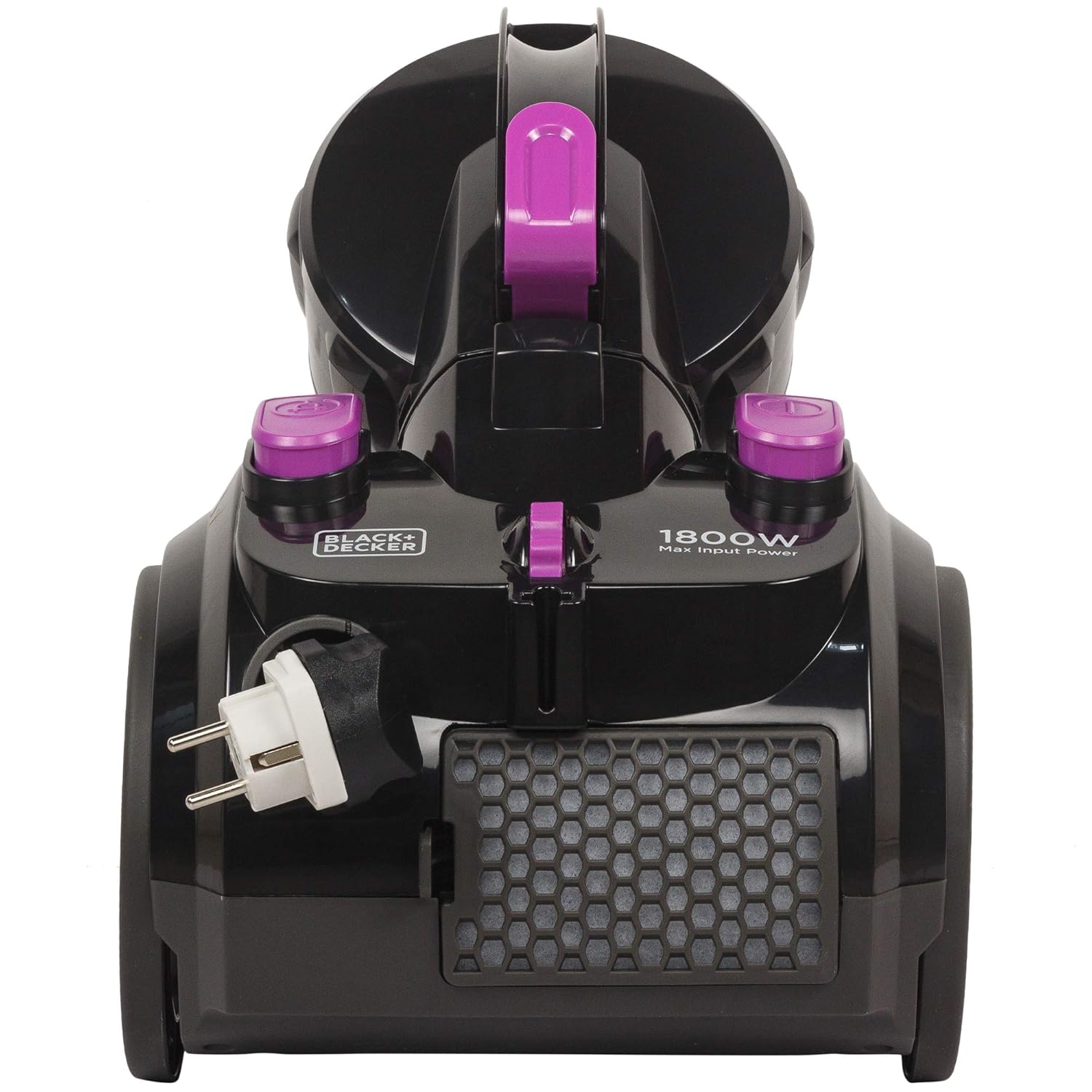 Black + Decker 1800W Cannister Multicyclonic Bagless Vacuum Cleaner - 2.4L