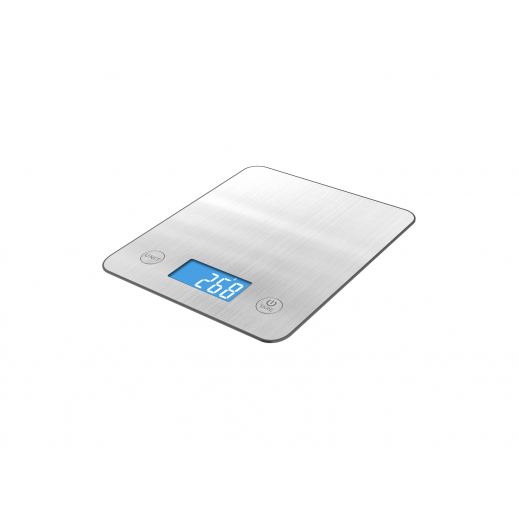 Fitdays Smart Digital Kitchen Scale, Silver  - 5 kg