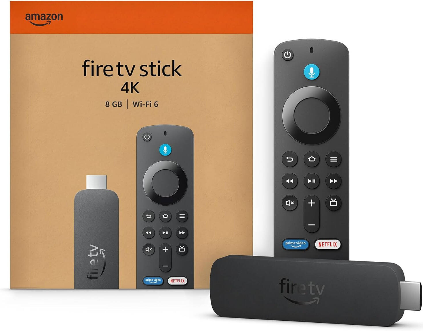 Amazon Streaming Media Player Fire TV Stick 4K, 2nd Gen - Black
