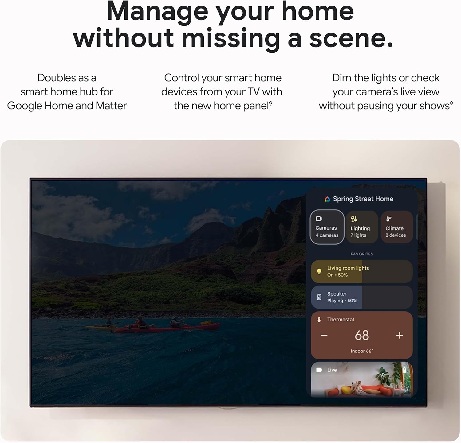 Google TV Streamer With Smart Home Control, 32 GB Storage - Hazel