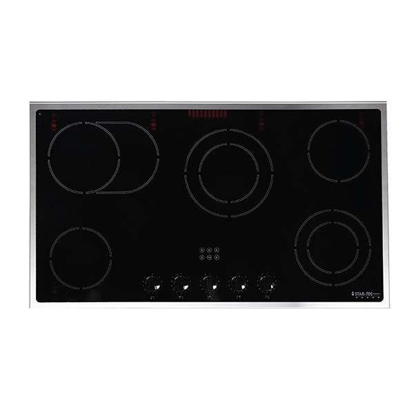 Startec Built-In Ceramic Hob 90cm, STSH9V6NF/SF - Stainless Steel