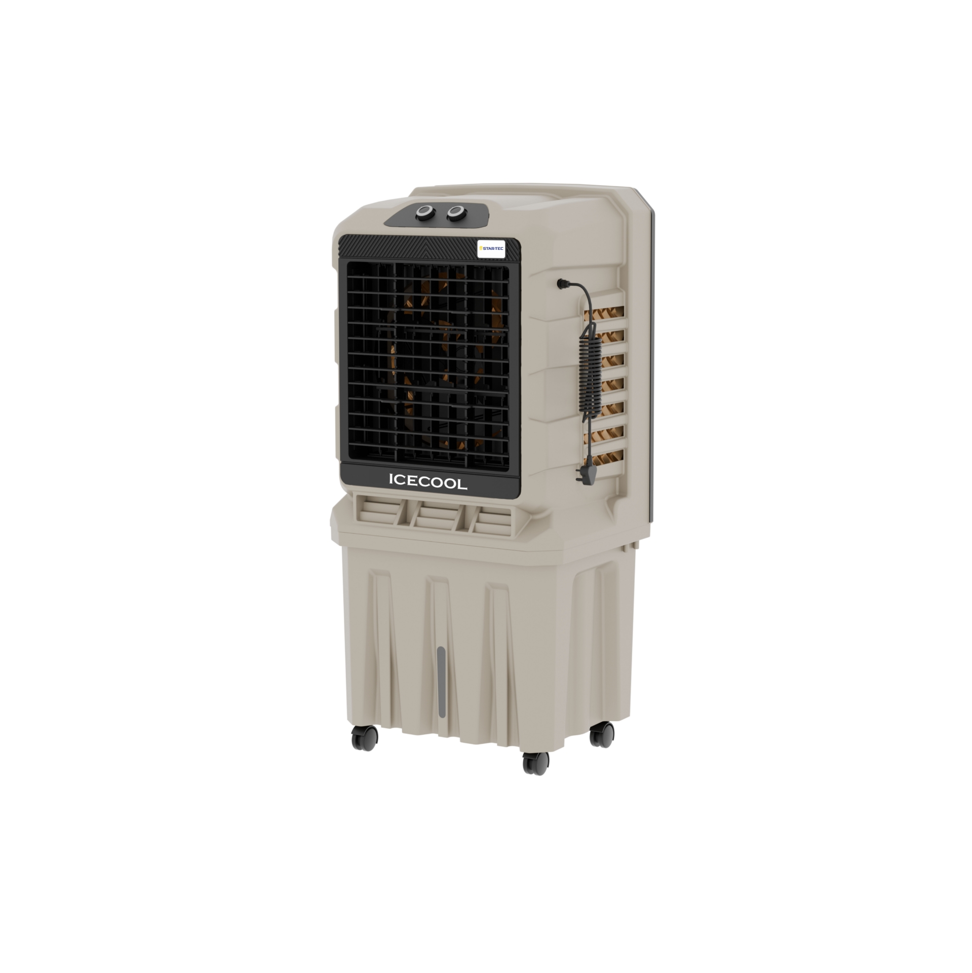 Startec Ice Cool 65L Capacity Air Cooler, IC70AS - Beige