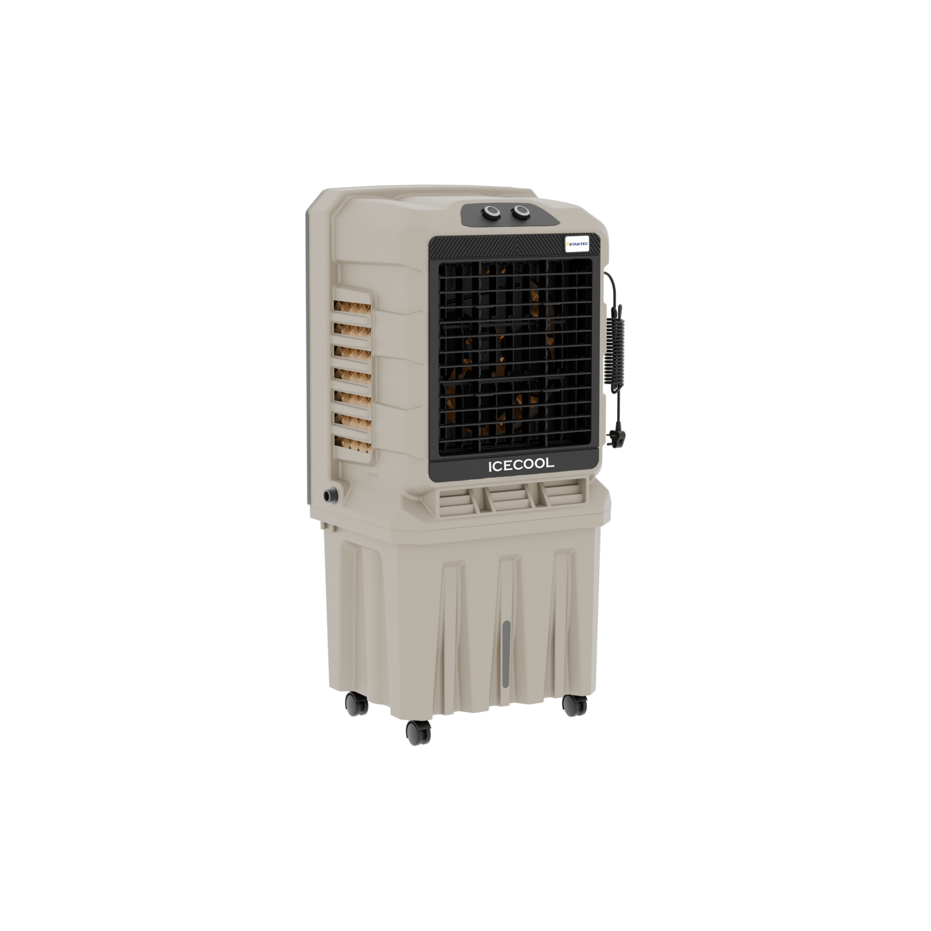 Startec Ice Cool 65L Capacity Air Cooler, IC70AS - Beige