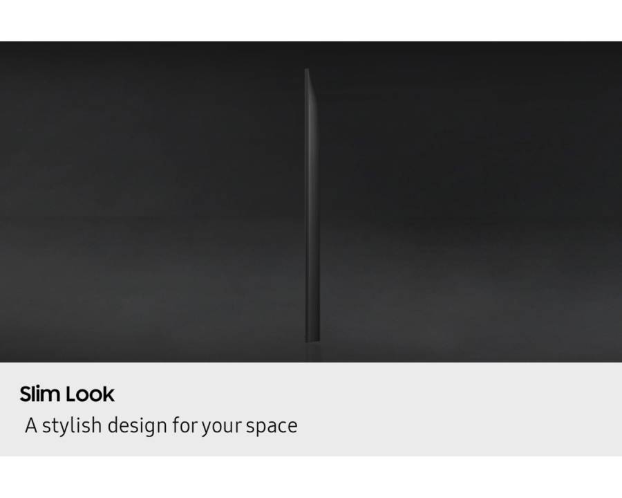Samsung 85 Inch Crystal UHD TV, U8000F, 4K, Crystal Processor 4K, MetalStream Design, UA85U8000FUXZN - Black